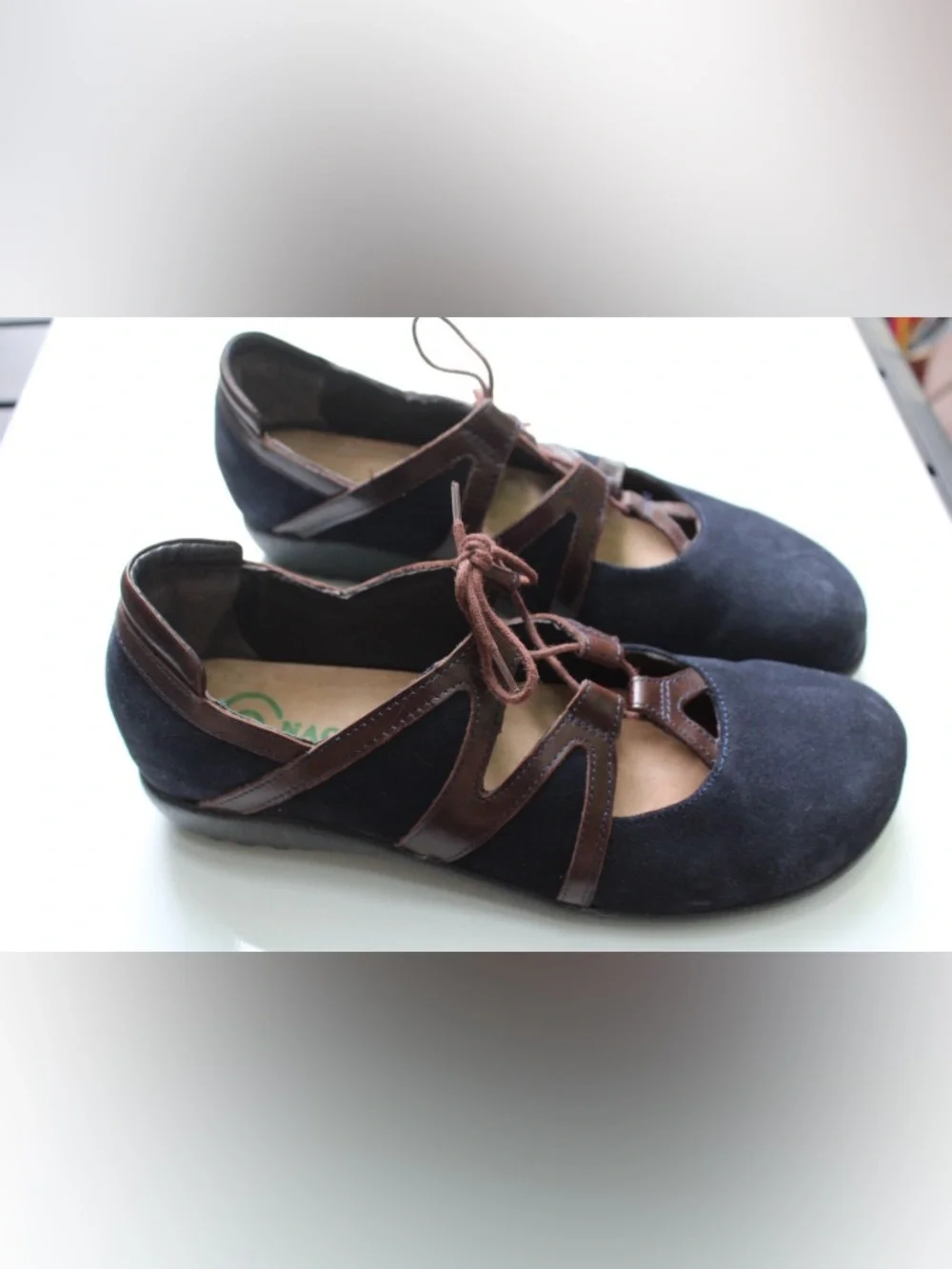 NWOT Naot  Timu laced up flats